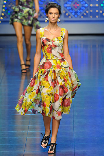 Dolce Gabbana Flower Dress