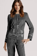 Dark grey costume folk design H&M