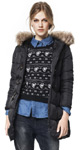 Zara TRF Fur hooded coat